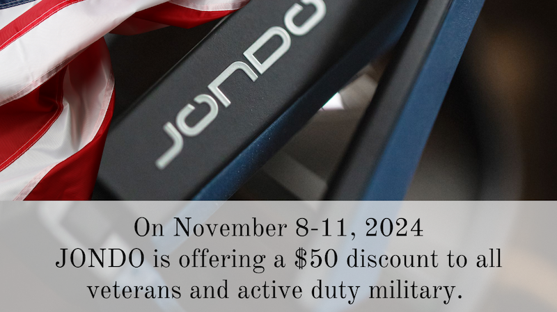 JONDO Honors Veterans And Active Military With a Special Veterans Day Offer