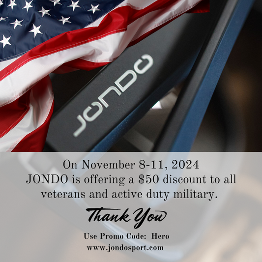 JONDO Honors Veterans And Active Military With a Special Veterans Day Offer