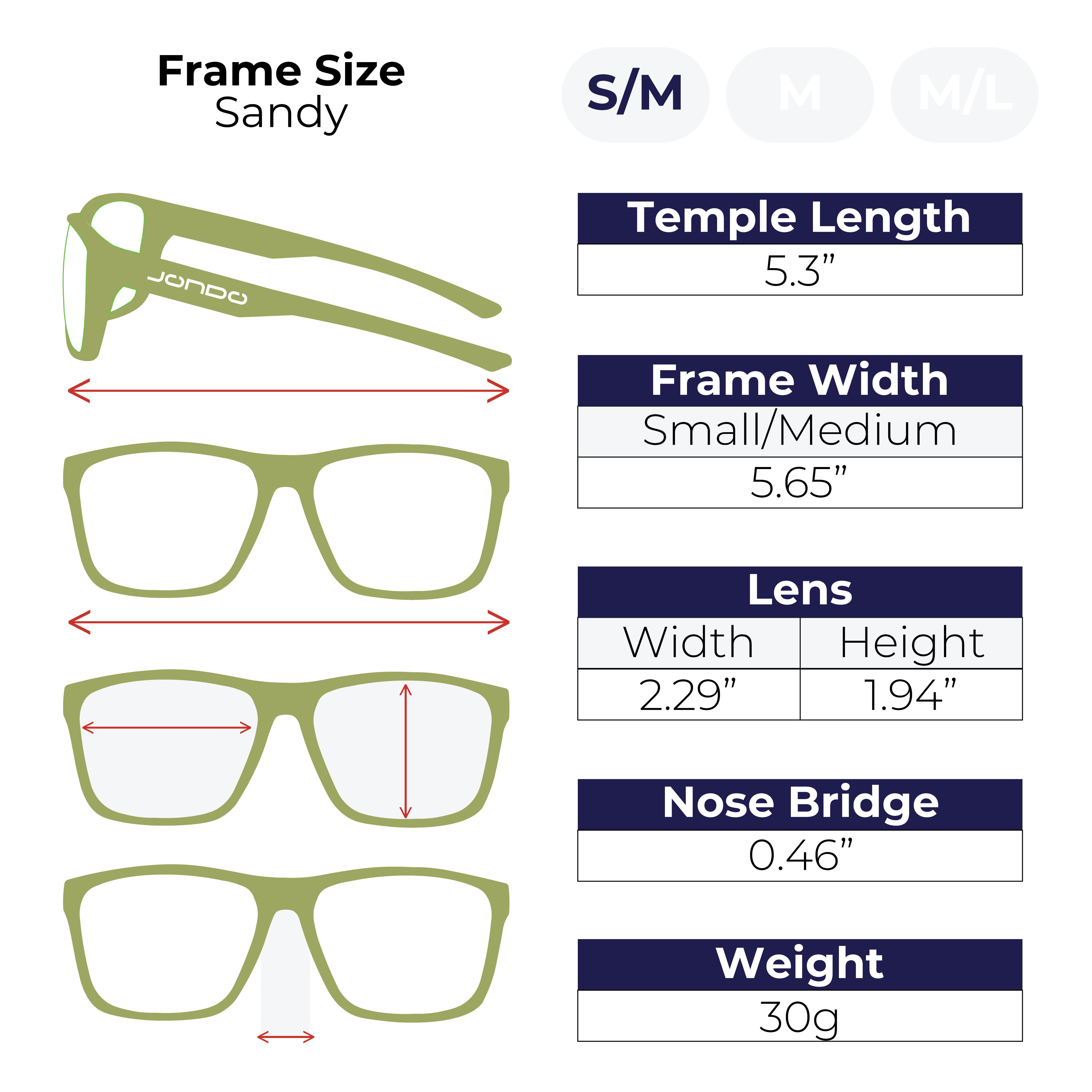Sandy SP | Golf Sunglasses for Men & Women | JONDOSPORT USA